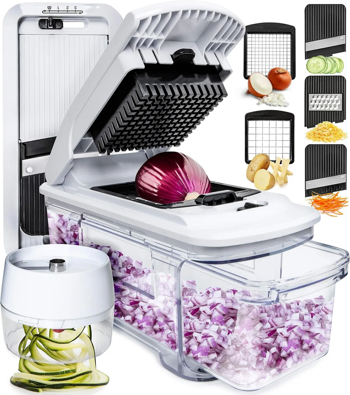 fullstar, Akcesoria do XL 6 6- in-1, stal nierdzewna, biała, PRO -in-1 6-en-1