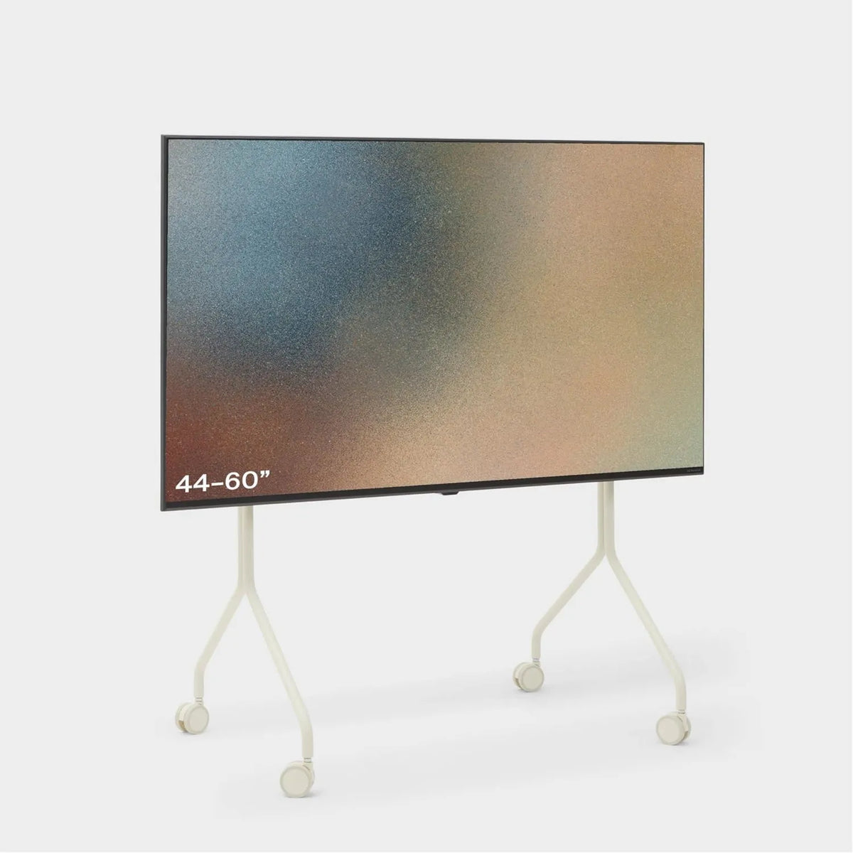 Pedestal, 70- calowy telewizor szafa, koła podróżne, dekoracja salonu, duński Design TV foot, Beżge, TV Meble w salonie