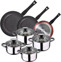 San Ignacio, Naczynie kuchenne 8pc, 28 cm, stal nierdzewna