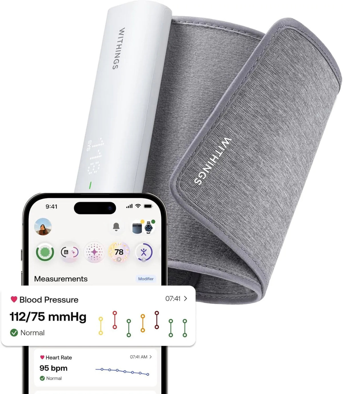 Withings, Urządzenie, WiFi, Bluetooth, do pomiaru napięcia