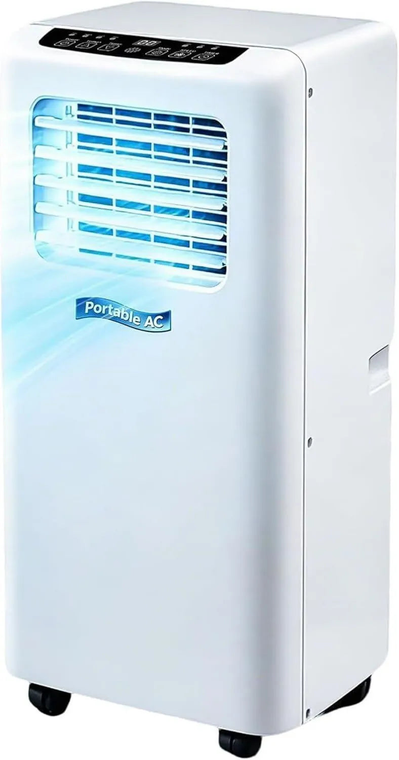 HUANQIN klimatyzator przenośny, Klimatyzator 5000BTU, AC Przenośny Jednostka z osuszaczem, minutnik, Idealny Apartament Biurko, Odświeża do 20 m²