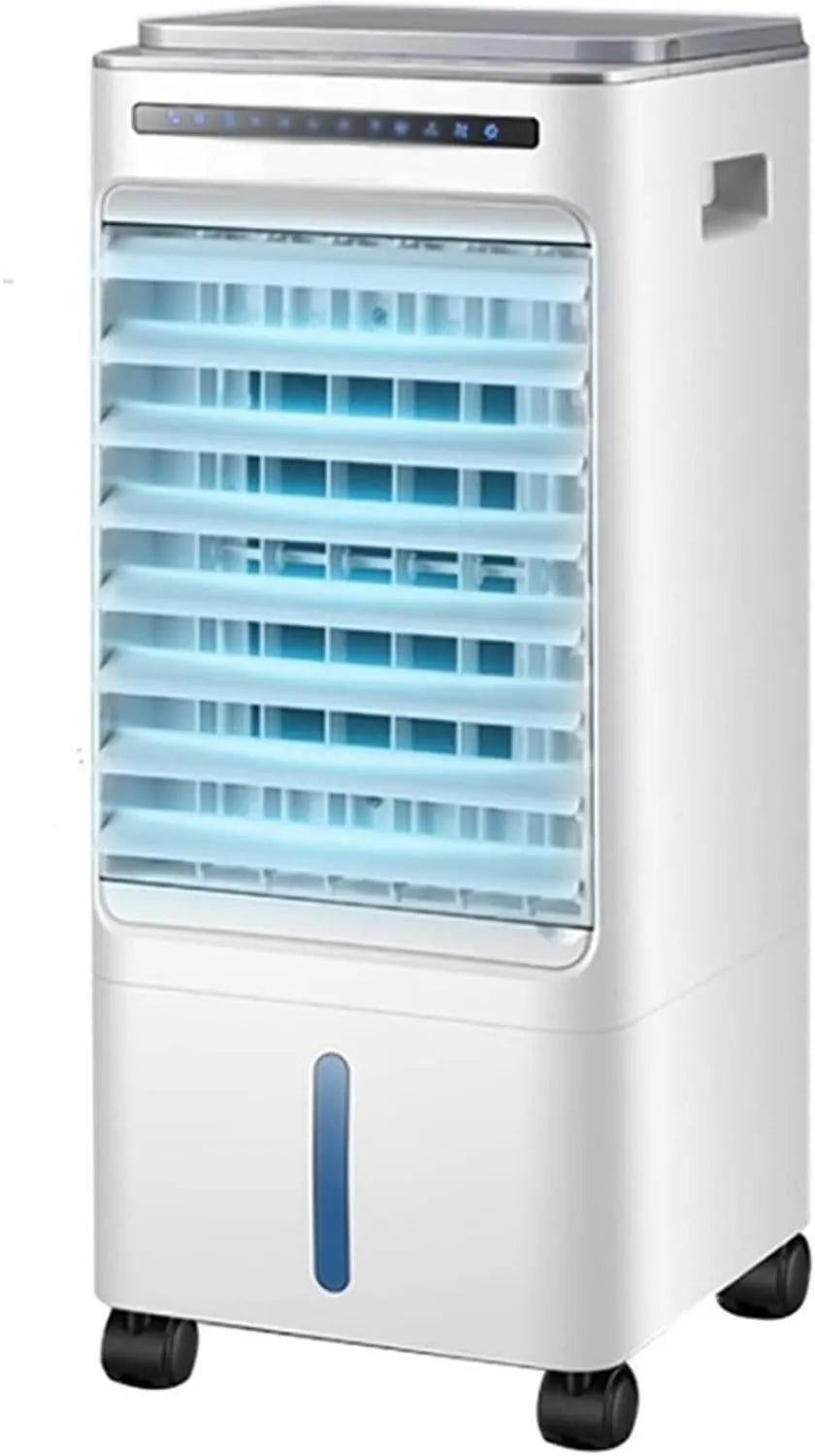 ANram klimatyzator przenośny, Klimatyzator, 4-in-1 odświeżacz powietrza, zegar, oscylacja, 4 Bloki lodu, 7H minutnik, Wentylator z zdalnym sterowaniem, Odświeżacz powietrza parowanie 4-en-1