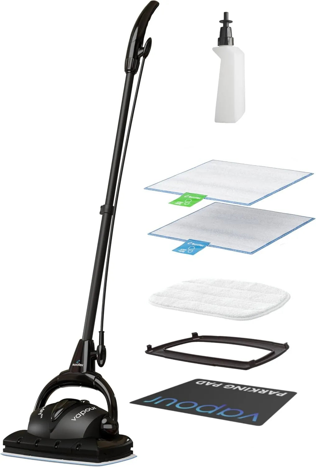 Euroflex myjka parowa, M2R Vapour Broom para wysokociśnieniowa do gleb 36 PSI komercyjna para wysokotemperaturowa 266 stopni F wyposażona w parę doładowania