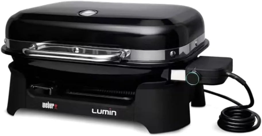 Weber, Grill, 2200 W, Żelazo odlewane, Czarny, Elektryczny grill Lumin czarny
