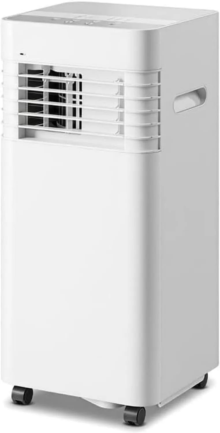 HUGGWRT klimatyzator przenośny, 24- H Klimatyzator, zegar, oscylacja, 5000 BTU, 2 prędkości, 12000 BTU mobilny klimatyzator na 32 m², Zdalne sterowanie, Zestaw instalacyjny Zawarte