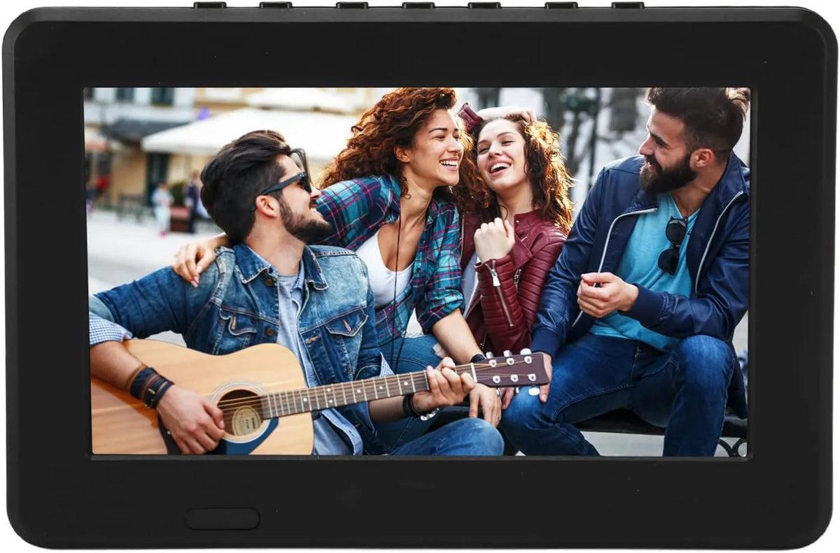 Goshyda, Monitor, cyfrowy HD cyfrowy TV Przenośny odtwarzacz wideo 16: 9 z Slot, USB, mini TV dla Le, Zintegrowana akumulator
