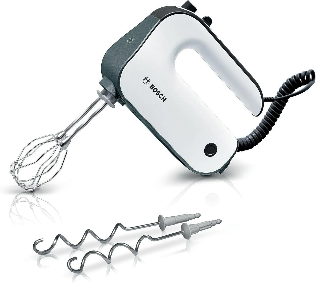 Bosch, MFQ49300 2 innowacyjne bicze ze stali nierdzewnej z mikrokulki, Bateria