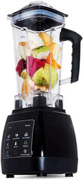 QREZ blender kielichowy, Mikser, 2 l, 2200 W, stal nierdzewna, czarny, blender elektryczny