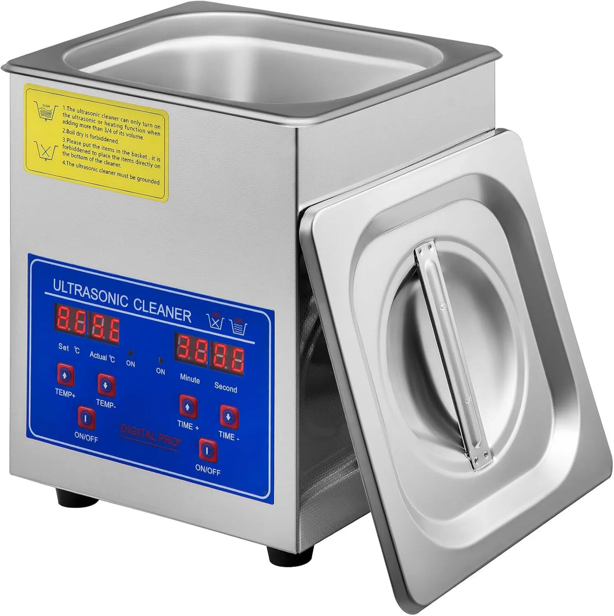 VEVOR, grzejnik elektryczny, 1, 3 l, zegar, czas regulowany 0- 30 min, czyszczarka ultradźwiękowa 1.3 l