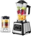 QUUGAR blender kielichowy, Mikser, 2 l, profesjonalny, 15 prędkości, Mikser elektryczny, Mikser 2 l i Mieszacz do Smoothie 500 ml 500 ml