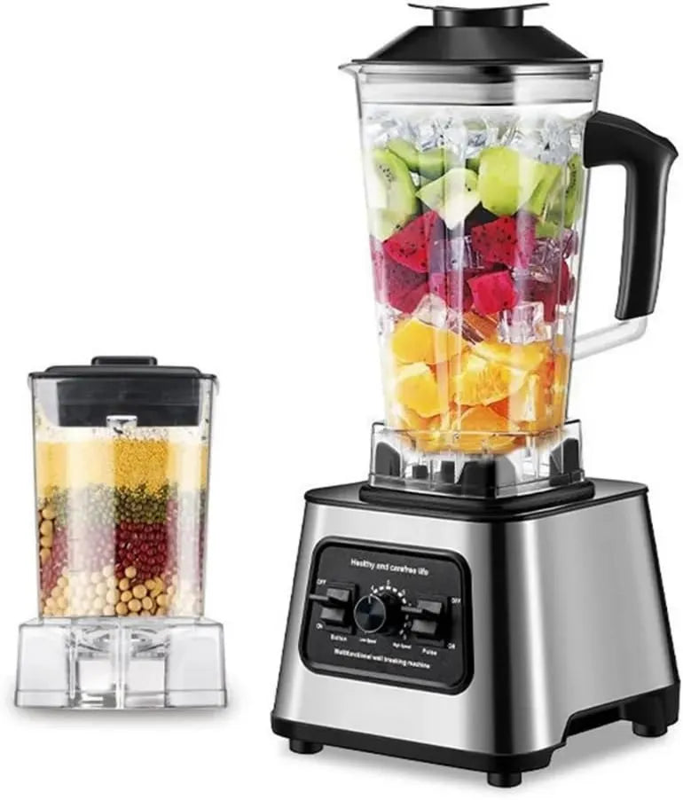 QUUGAR blender kielichowy, Mikser, 2 l, profesjonalny, 15 prędkości, Mikser elektryczny, Mikser 2 l i Mieszacz do Smoothie 500 ml 500 ml