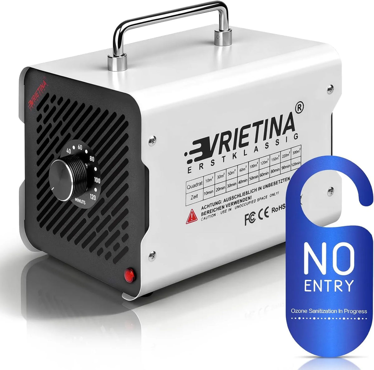 Vrietina oczyszczacz powietrza, Generator, biały, O3 Generator ozonu stały biały