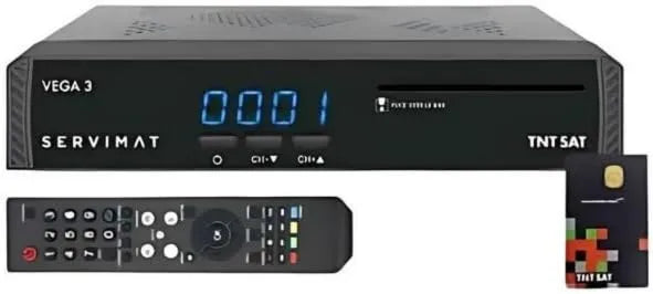 Servimat, Smart TV 19.2E, TV, Full HD, Full HD Telewizja satelitarna Odbiornik + TNTSAT V6 Astra Karta dostępu 19.2E